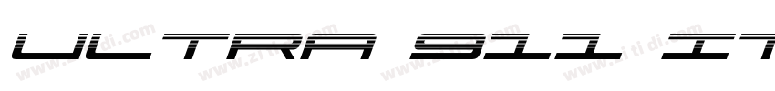 Ultra 911 Italic Ita字体转换